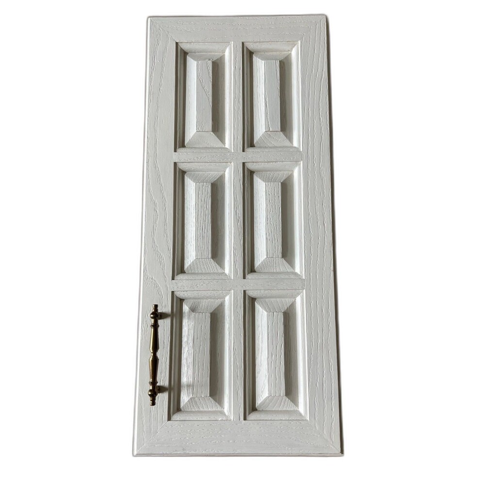 1 1950s Vintage White Mid-Century Modern Kitchen Bath Cabinet Doors by TriPac